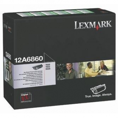 Lexmark 12A6860 nero (black) toner originale