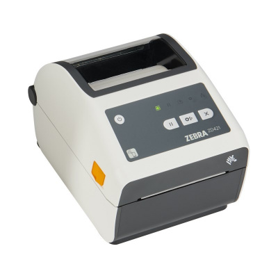 Zebra ZD421d Healthcare ZD4AH42-D0EE00EZ DT, 8 dots/mm (203 dpi), stampante di etichette, RTC, USB, USB Host, BT (BLE), Ethernet, white (successore GC420t)