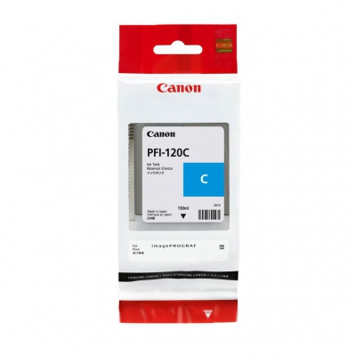Canon PFI120C 2886C001 ciano (cyan) cartuccia d'inchiostro originale