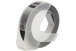 Kompatibilní páska s Dymo S0898130, 9mm x 3m, bílý tisk / černý podklad