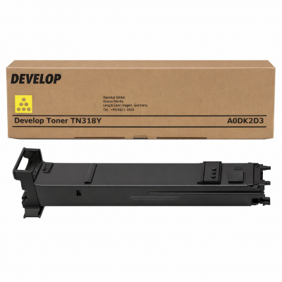 Develop TN-318Y A0DK2D3 giallo (yellow) toner originale