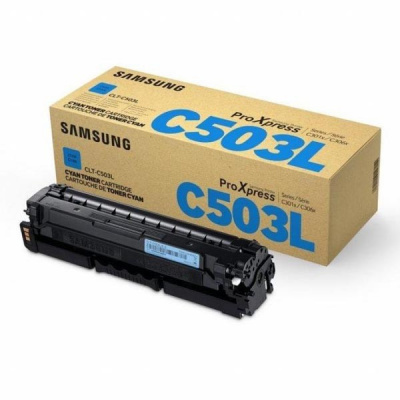 HP SU014A / Samsung CLT-C503L ciano (cyan) toner originale