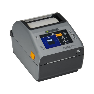 Zebra ZD621d ZD6A142-D0EF00EZ DT, 8 dots/mm (203 dpi), stampante di etichette, RTC, USB, USB Host, RS232, BT (BLE), Ethernet, grey (successore GC420t)