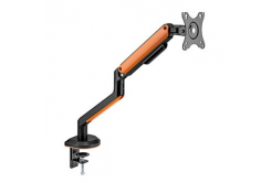 Powerton ERGO VISTA Supporto regolabile per monitor, nero, 2-9KG, morsetto, 17"- 32", 75x75/100x100