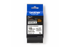 Brother TZ-S241 / TZe-S241 Pro Tape, 18mm x 8m, testo nera/nastro bianco, nastro originale