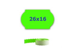 Etichette di prezzo per l'etichettatura delle pinze, 26mm x 16mm, 700pz segnale verde