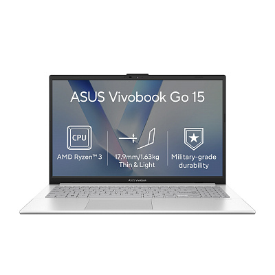 ASUS Vivobook Go 15/E1504FA-BQ5409W/R3-30/15,6"/FHD/8GB/256GB/AMD int/W11H/Argento/2R