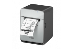 Epson TM-L100, 8 dots/mm (203 dpi), cutter, linerless, USB, Lightning, Ethernet, black