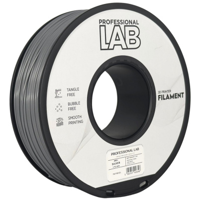 Professional Lab FG-P10-E1, 3D filamento, ABS+, 1,75mm, 1000g, Argento (Silver)