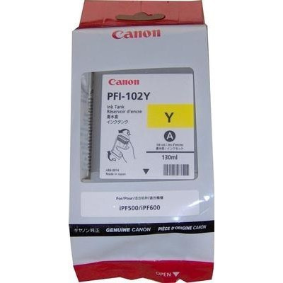 Canon PFI-102Y giallo (yellow) cartuccia originale