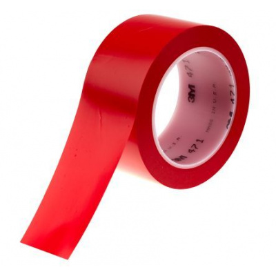 3M 471 PVC adesiva nastro, 50 mm x 33 m, rosso