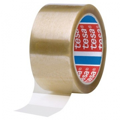 Tesa 04089, trasparente nastro da imballaggio, 75 mm x 66 m, 24 rotoli per scatola