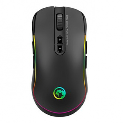 Marvo Mouse G942, 10000DPI, ottico, 10sp\., wired USB, nero, gaming, RGB retroilluminazione