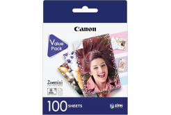 Canon 6135C003 ZINK Photo Paper, lucida, bianca, 5x7,6cm, 2x3”, 100 pezzi, termica, carta fotografica
