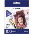 Canon 6135C003 ZINK Photo Paper, lucida, bianca, 5x7,6cm, 2x3”, 100 pezzi, termica, carta fotografica