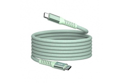 Verbatim 31864 Cavo USB, USB C + USB C, 60W, 1.2m, magnetico, box, verde