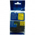Nastro compatibile con Brother HSe-651, 23,7mm x 1,5m, testo nera / sfondo giallo