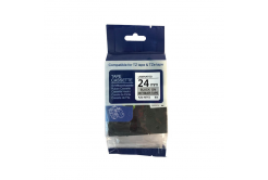 Nastro compatibile con Brother TZ-M951 / TZe-M951, 24mm x 8m, testo nera / nastro argento