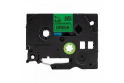 Kompatibilní páska s Brother TZ-S721 / TZe-S721, 9mm x 8m, extr.adh. černý tisk / zelený p