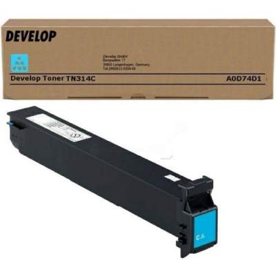 Develop TN-314C A0D74D1 ciano (cyan) toner originale