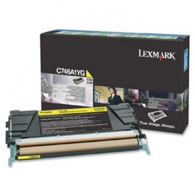 Lexmark C746A1YG giallo (yellow) toner originale