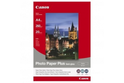 Canon Photo Paper Plus Semi-Glossy SG-201 1686B021, 260 g/m2, A4, 20pz, semi-lucido, raso, bianco, carta fotografica