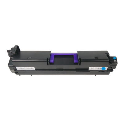 Ricoh SP C360HE/408185 ciano (cyan) toner compatibile