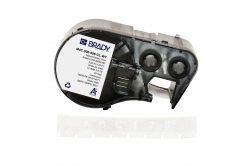 Brady M4C-750-595-CL-WT / 170826, 19.05 mm x 6.10 m, Vinile, testo bianco / sfondo trasparente