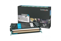 Lexmark C524RCH ciano (cyan) toner originale