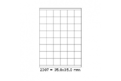 Etichette autoadesive 35 x 35 mm, 48 etichette, A4, 100 fogli