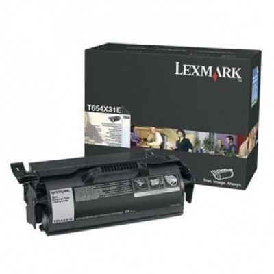Lexmark T654X31E nero (black) toner originale