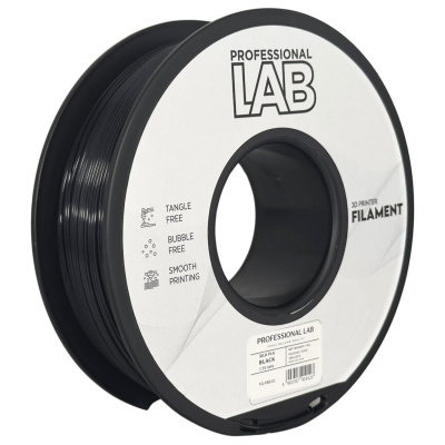 Professional Lab FG-P88-E1, 3D filamento, PLA Silk, 1,75mm, 1000g, Nero (Black)