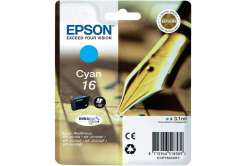 Epson T16224022, T162240 ciano (cyan) cartuccia originale