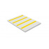 Partex PWL2517068D4SM etichette avvolgenti 25,4x68 mm, giallo A4, 10x28pz