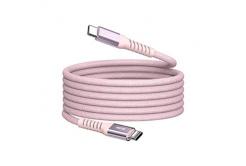 Verbatim 31853 Cavo USB, USB C + USB C, 60W, 1.2m, magnetico, box, rosa