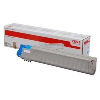 OKI 43837131 ciano (cyan) toner originale