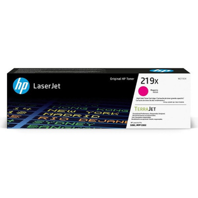 HP 219X W2193X magenta toner originale