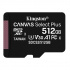 Kingston scheda di memoria Canvas Select Plus, 512GB, micro SDXC, SDCS2/512GBSP, UHS-I U1 (Class 10), A1