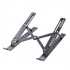 Supporto per notebook, G-Stand M250, regolabile, grigio, alluminio, Genius