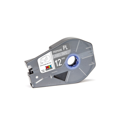 Partex PROMARK-PL120CN8, argento nastro autoadesivo, 12mm, 27m