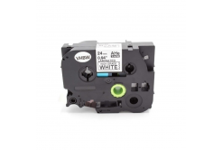 Nastro compatibile con Brother HGe-251, 24mm x 8m, testo nera/sfondo bianco alta velocitá