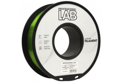 Professional Lab FG-P198-E1, 3D filamento, PETG, Transparent Green, 1kg, 1,75mm