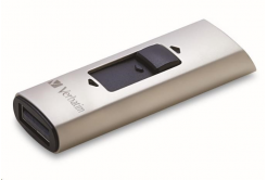 Verbatim 47690 Flash Drive Store 'n' Go, 128GB, SSD Vx400, USB 3.0, argento