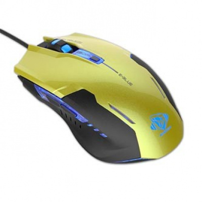 E-blue Mouse Auroza G EMS607GRAA-IU, 3000DPI, ottica, 6sp\., wired USB, verde