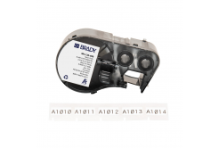 Brady M4-130-499 / 170802, 20.96 mm, Nylon, testo nera / sfondo bianco