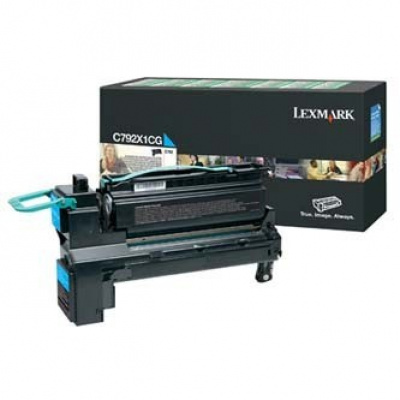 Lexmark C792X1CG ciano (cyan) toner originale
