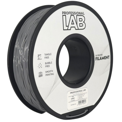 Professional Lab FG-P124-E1, 3D filamento, TPU 95A, 1,75mm, 1000g, Grigio (Grey)