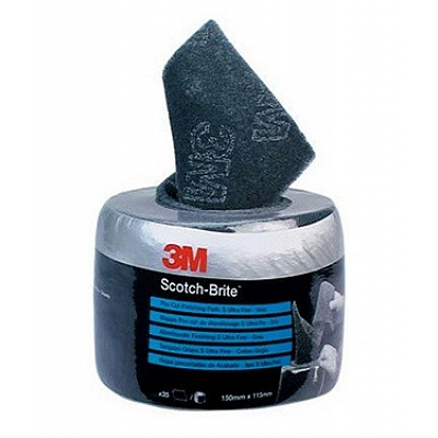 3M Scotch Brite™ CF-SR Fogli abrasivi Clean & Finish in rotolo 115 mm x 150 mm A UFN