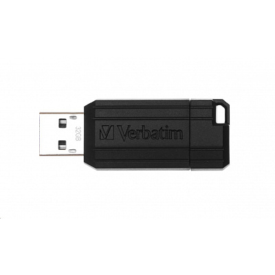 VERBATIM Flash Disk 32GB Store 'n' Go PinStripe, nero