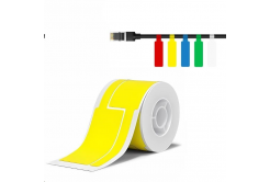 Niimbot 1EA01174201, 25x76mm, 200pz, giallo etichette autoadesive per cavi